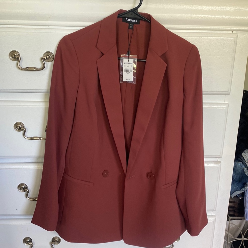Express oversized blazer sz xs NWT